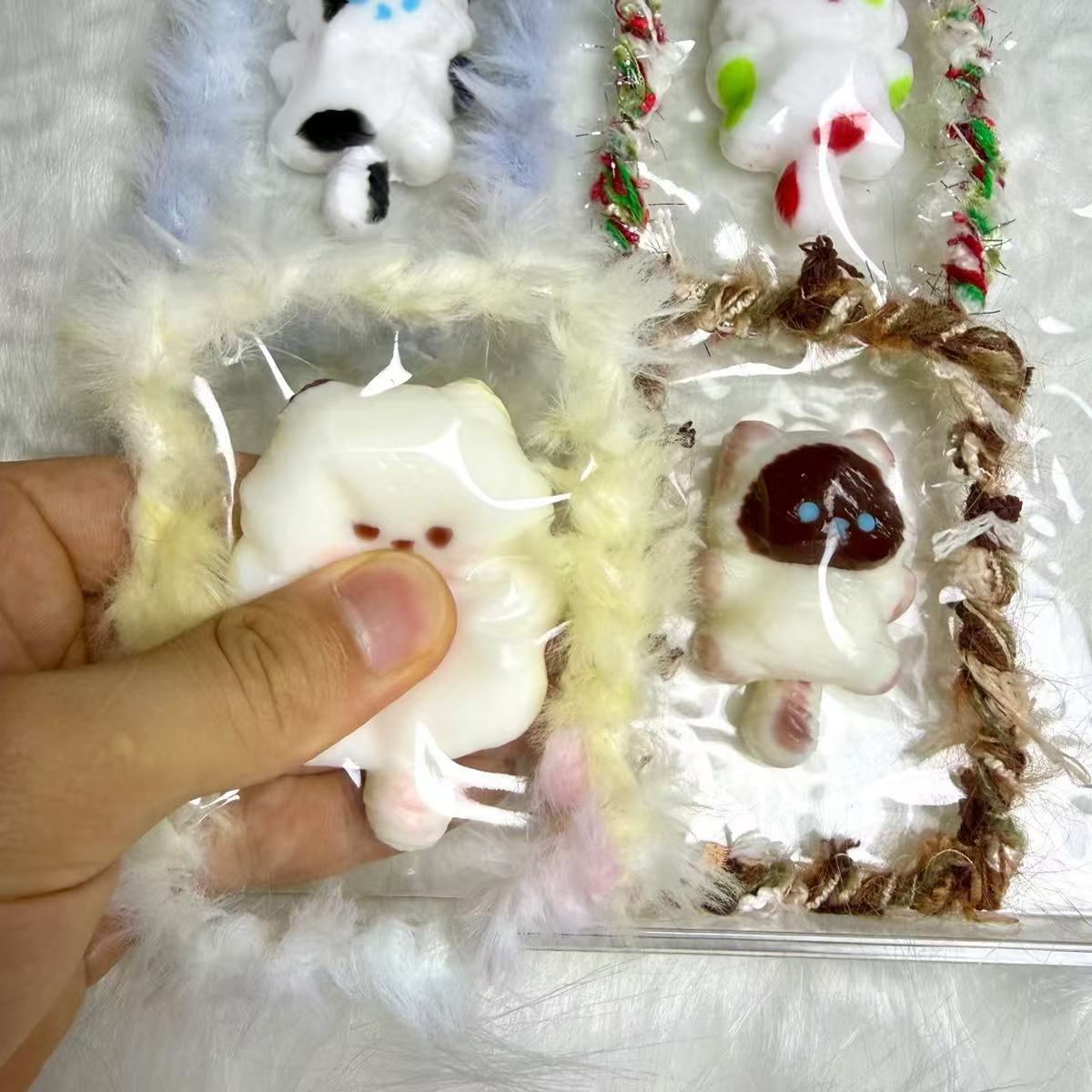 Neverland Fluffy Cat Pocket Squishy