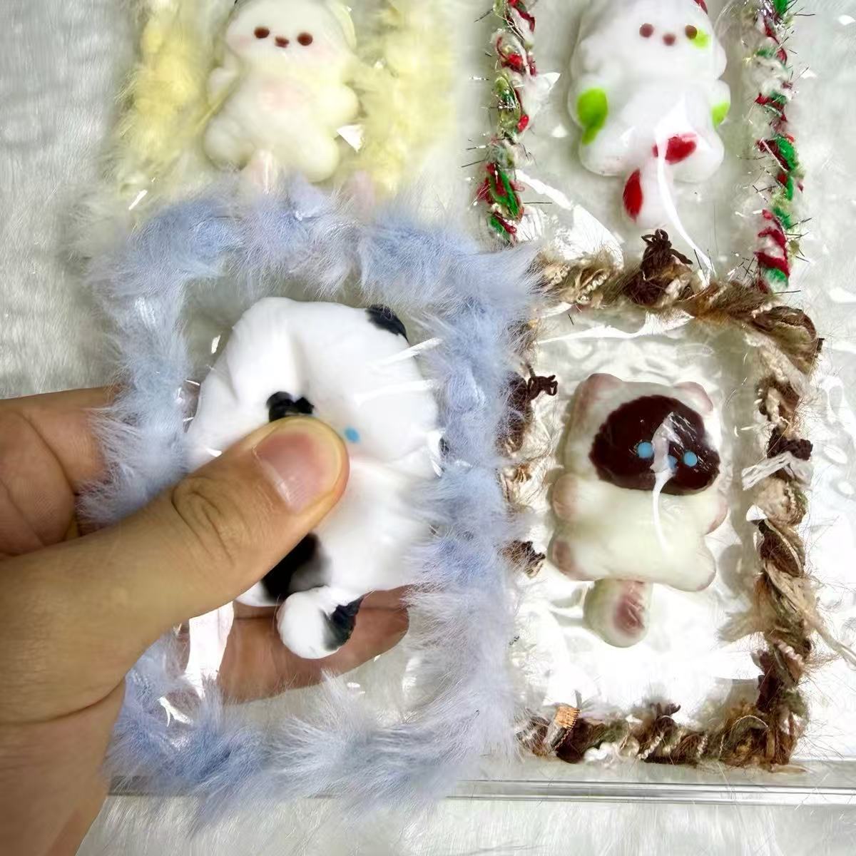 Neverland Fluffy Cat Pocket Squishy