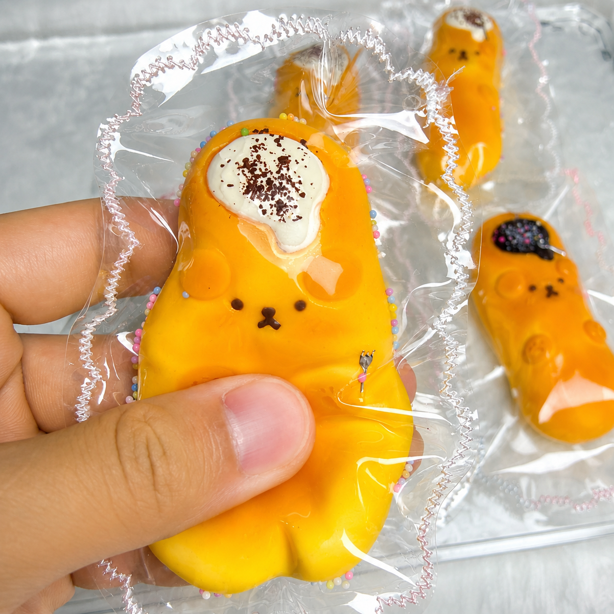 🐶 Puppy Finger Biscuit Squishy