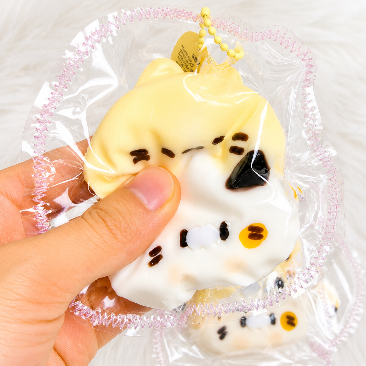 🐱 Calico Cat Cream Bite Squishy