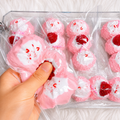 Triple Strawberry Cheese Ball Squishy