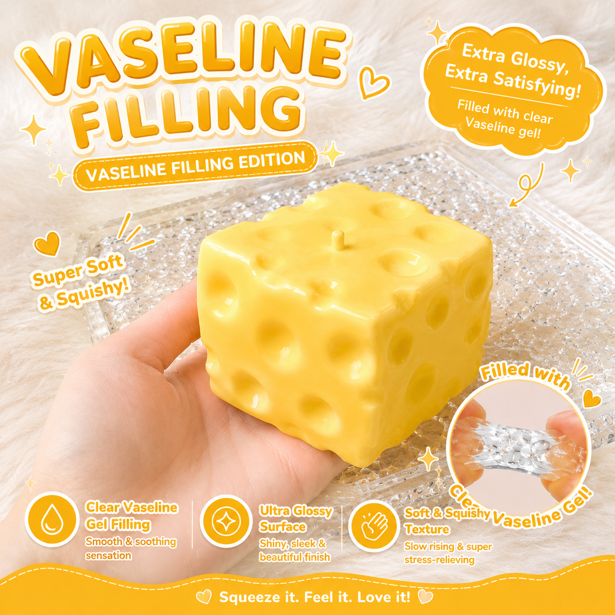 Jumbo Cheese Handmade Ball Neverland Squishy